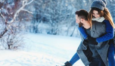 Winter Couple Outdoors